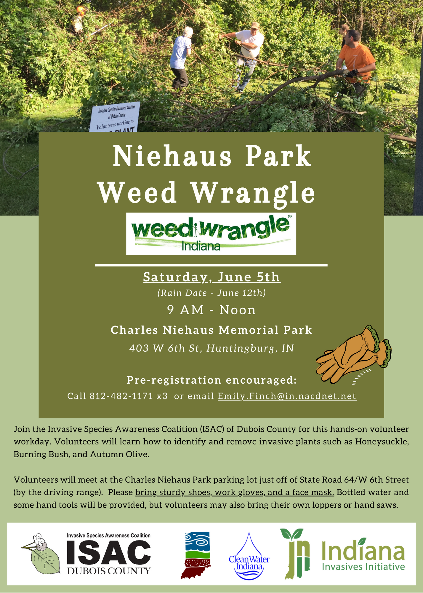 Niehaus Park Weed Wrangle - PlayCleanGo